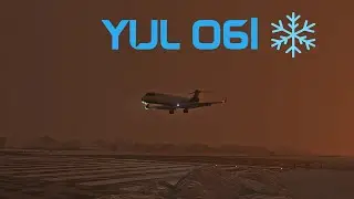 [MSFS] Snowy APP into YUL ILS 6L CRJ-705