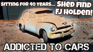 Crazy dusty 1950s Holden Special shed find! - FJ Holden Sedan | Addicted to Cars