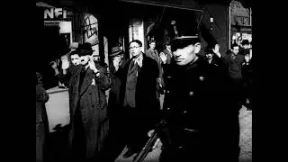 Zsidók menete a Rákóczi úton (dokumentumfelvétel, 1944. október 17.)