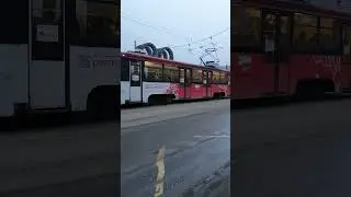 ктм-19 по 11 маршруту#пермь #пермскийкрай #трамвай