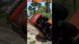 Поезд Сбил😲 