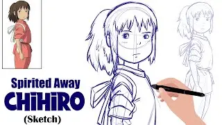Spirited Away Chihiro Drawing