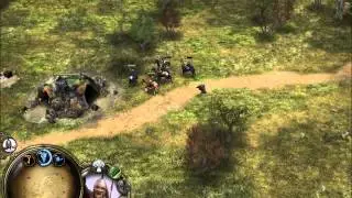 LOTR Battle For Middle Earth : Creeping a Wargs lair with Rohirrim