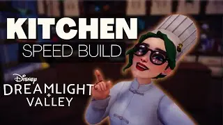 My Dream Kitchen in Disney Dreamlight Valley ✨🍑✨ Speed Build