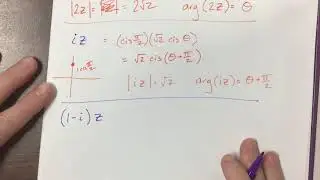 Finding the modulus and argument after multiplying complex numbers