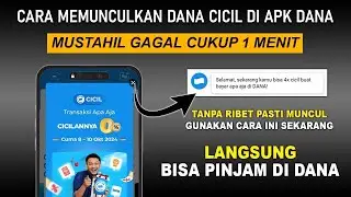 NO HOAX ! CARA AKTIFKAN DANA CICIL DI APLIKASI DANA