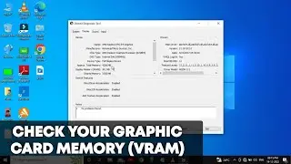 how to check graphics card memory on your PC/Computer