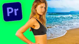 How to Remove Green Screen in Premiere Pro 2023 IN 3 SECONDS