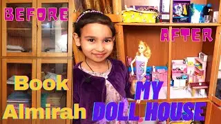 How I convert a Book Almirah to my Barbie Doll House | 