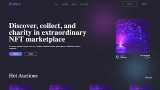 Create Responsive NFT Website/Landing Page Using HTML CSS 🔥