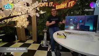 CES 2024 - AMPERA OFFICE BIKE FROM LIFESPAN FITNESS