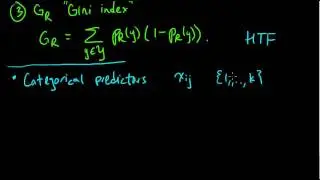 (ML 2.5) Generalizations for trees (CART)