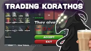 TRADING KORATHOS! 🖤🌚 || Creatures of Sonaria