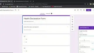 How to make a customize email notification from Google form?