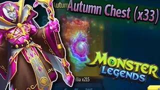 Survival Dungeon: 33 Autumn Chests (Monster Legends)