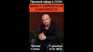 Мифы о химической зависимости .Павел Барулин