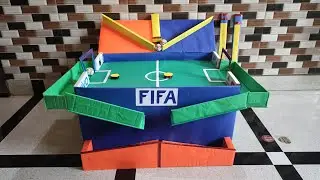 How to make diy Cardboard Game of football hockey diy | diy game | cardboard craft #cardboardcrafts