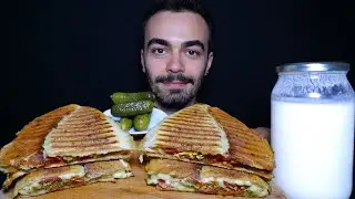 ASMR | TOAST WITH LOTS OF INGREDIENTS & YÖRÜK AYRANI (Ice Cold) | Mukbang ASMR