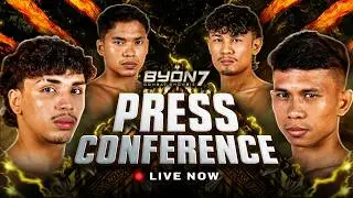 LIVE PRESS CONFERENCE! BYON COMBAT SHOWBIZ VOL. 7!
