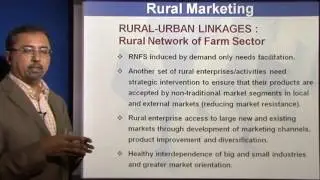Principles of Marketing Lectures - Rural Urban Linkages