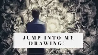 HYPERREALISM! JUMP into my  HYPERREALISTIC drawing!