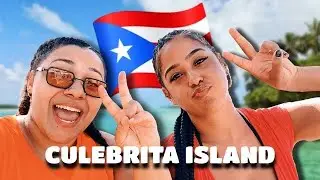 Visiting CULEBRITA ISLAND the most Beautiful Beach in the WORLD | Puerto Rico