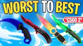 Ranking Every CS2 KNIFE From Worst to Best (CSGO 2)