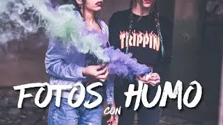 SESIÓN DE FOTOS CON BOMBAS DE HUMO