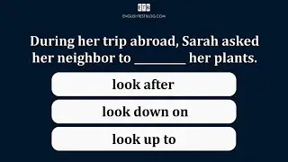 Phrasal Verbs with Look