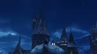 Hogwarts Castle Grounds Exploration in Winter - Broom + Highwing