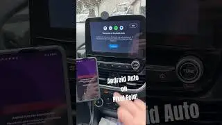Android Auto connect to car with Pixel Fold! 