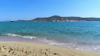 View of Elafonisos Island from Pounta Beach