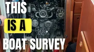 What is a Boat Survey! Our Sailboat Survey, Sceptre 41 Sailboat #sailboat #boatsurvey