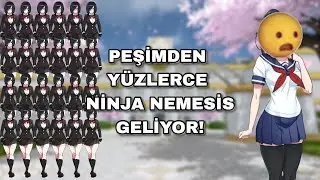 NİNJA NEMESİS ORDUSU! 😨🏃‍♂️ | Yandere Simulator, Survive Nemesis Simulator (Türkçe)