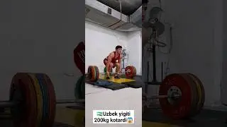 19yoshli yigit 200kg kotardi😱