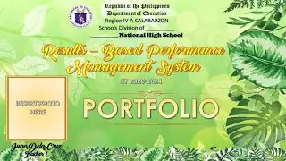 RPMS PORTFOLIO BATCH 2 | FREE AND EDITABLE PPT TEMPLATE