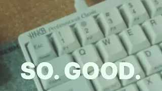 [ASMR] HHKB Pro Classic Typing Sounds — This Board Sounds Like Raindrops.