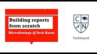 How to Create Report from Scratch in MicroStrategy Web