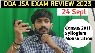 DDA JSA Exam Review 24 September 2023 shift analysis |DDA JSA Exam Analysis |DDA analysis 