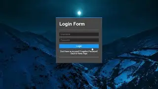 How to create a Login Form |Login Form using HTML & CSS
