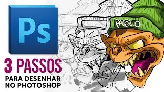 3 Passos para desenhar no Photoshop!
