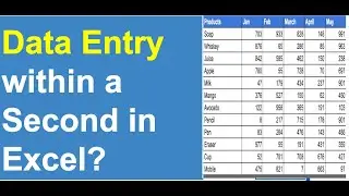 Data Entry in Excel | RANDBETWEEN Tutorial Lesson | Quick Excel Tips and Tricks | Part 9