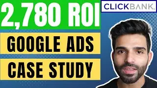 Clickbank Affiliate Marketing "Case Study":  2780% ROI...  (COPY THIS)
