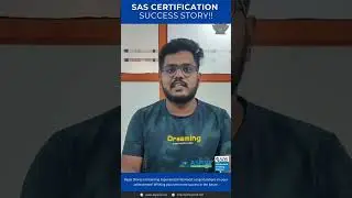 SAS Certification Review | Rajan Success Story | Aspire Techsoft Academy