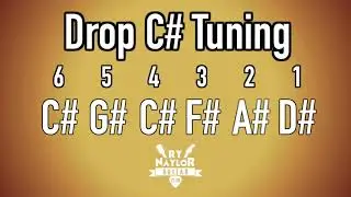 Drop C Sharp Guitar Tuning Notes