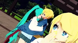 [MMD] Len x Miku Drunk || Test