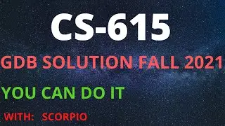 CS615 GDB Solution | CS615 (Software Project Management) |CS615 100% Correct GDB Solution Fall 2021