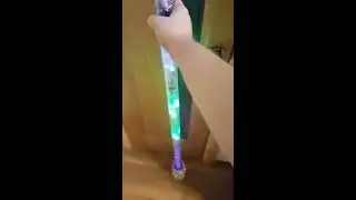 Светодиодный посох Деда Мороза v1