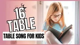 Table of 16 | 16 table |  16  da phada | Table of sixteen in English