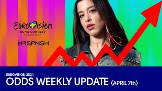 Eurovision 2024 | Odds weekly update (April 14th) | Top 37